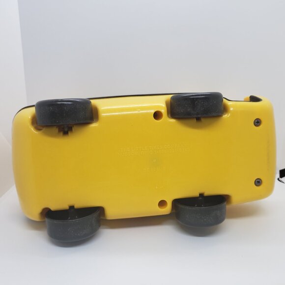 Little Tikes Toddle Tots School Bus Yellow Push Along Vehicle Vintage 1988 Toy - Picture 4 of 16